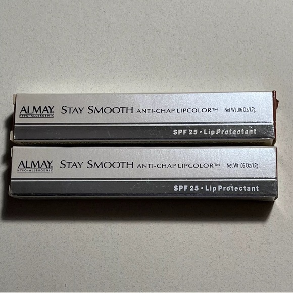 2x ALMAY Stay Smooth Anti-Chap Lipcolor with SPF 25 - Lip Protectant #BASHFUL - Picture 2 of 7
